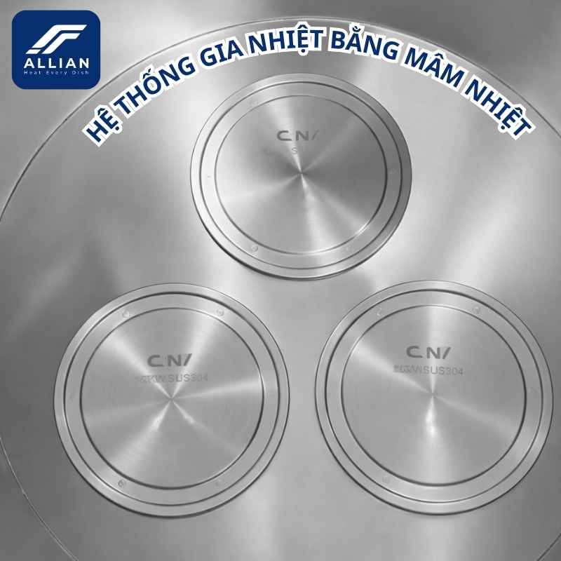 Hệ thống gia nhiệt bằng mâm nhiệt