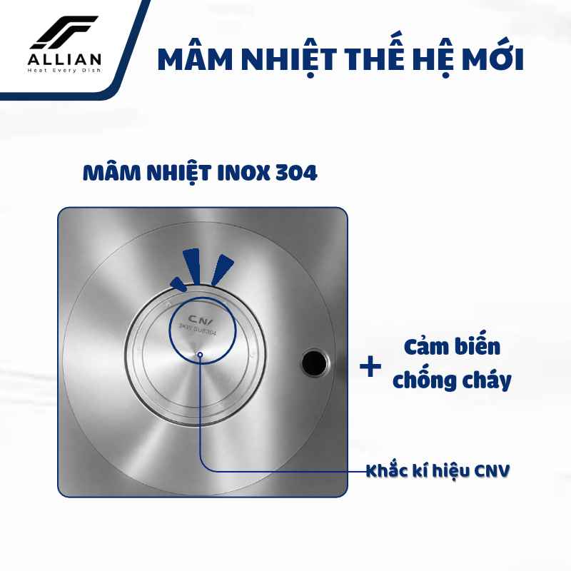 Mâm nhiệt nồi điện mâm nhiệt 30 lít Atlantis